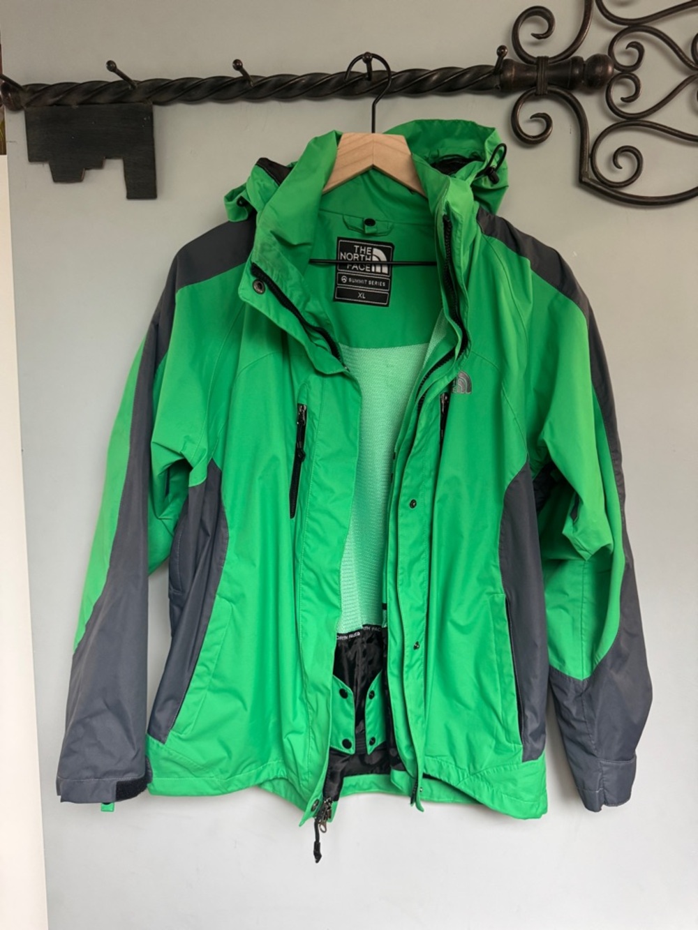 The North Face Green Hooded Jacket